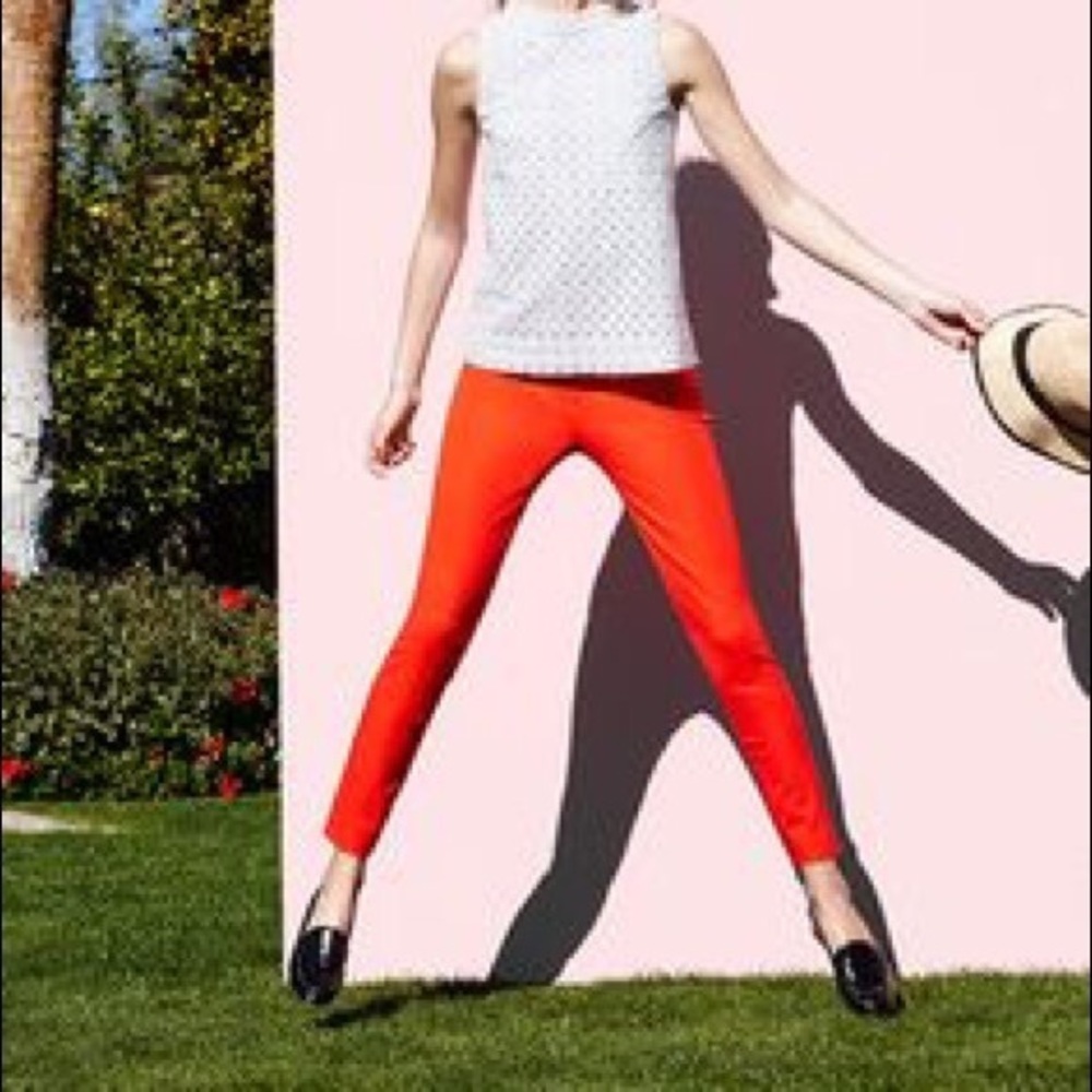 J CREW MINNEI SZ 00 FAME ORANGE 🍊 🦋